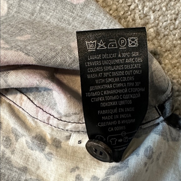 EUC Isabel Marant Iggy Printed Button Down Shirt size S - Picture 13 of 14